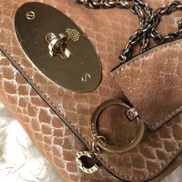 💯% Authentic MULBERRY LILY SHOULDER BAG - Picture 8 of 13